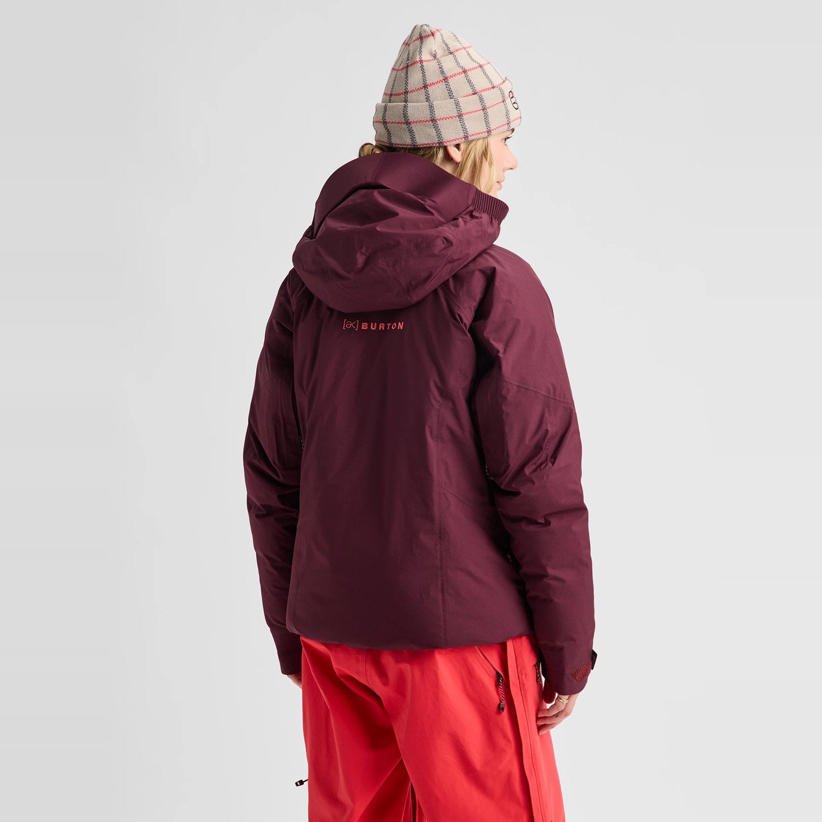 Womens [Ak] Swash Down Insulated Gore-Tex 2L Jacket Rum Raisin - Image 3