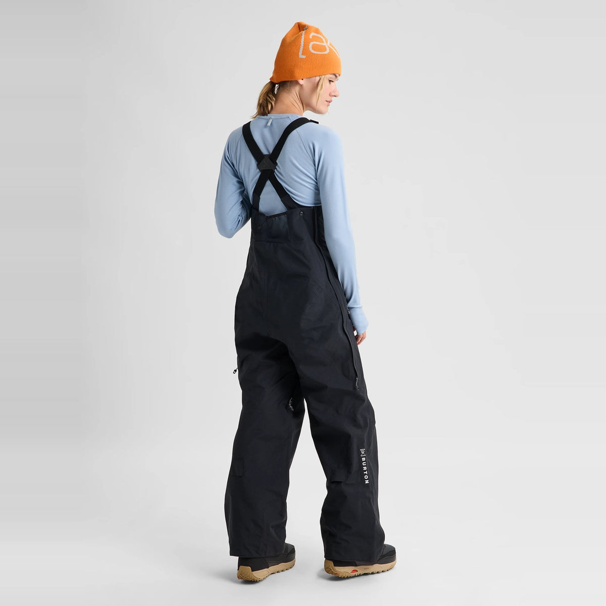 Womens [Ak] Cyclic Gore-Tex 2L Bib Pants True Black - Image 3