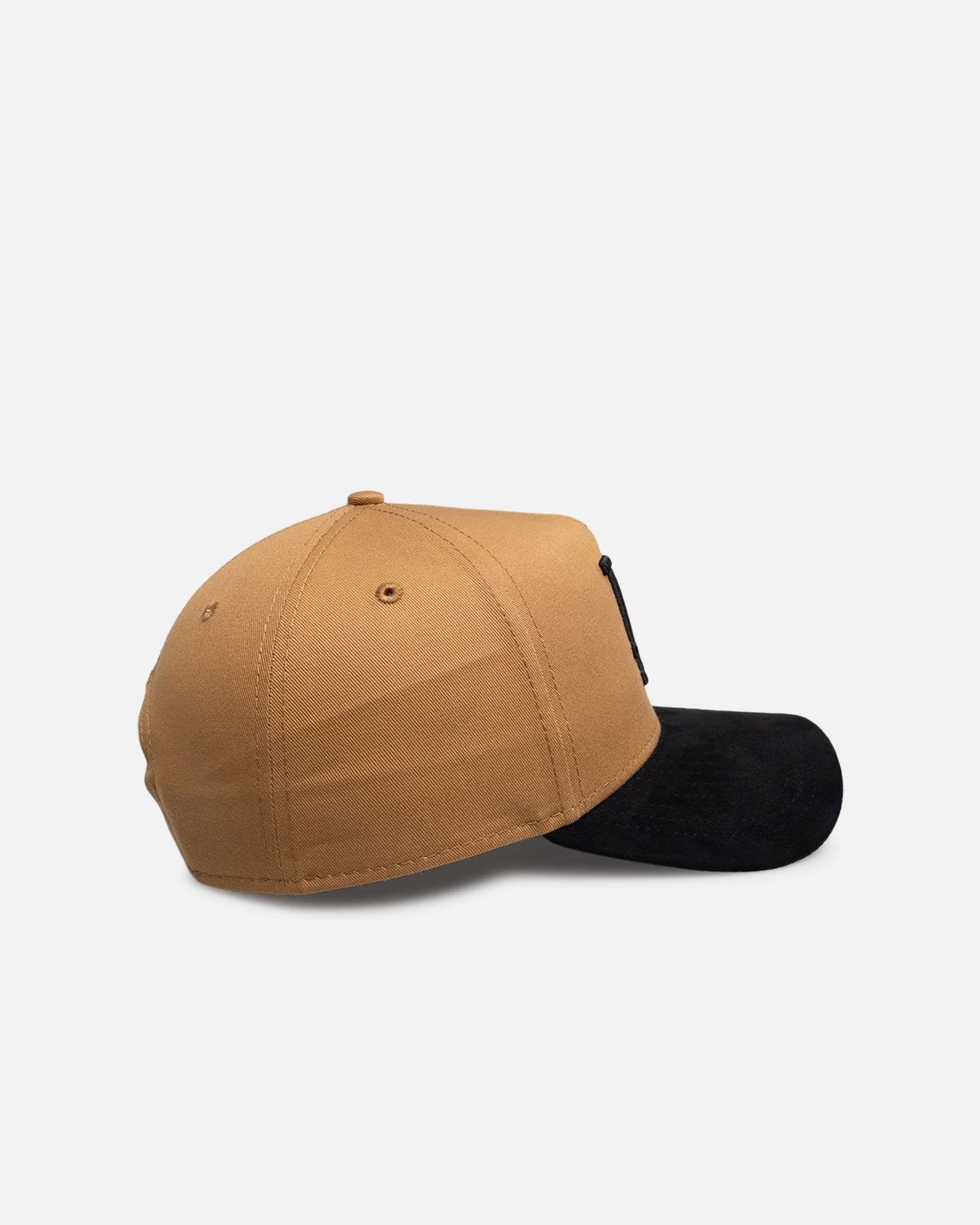 Los Angeles Dodgers 9FORTY A-Frame Snapback - Wheat Black Suede - Image 3