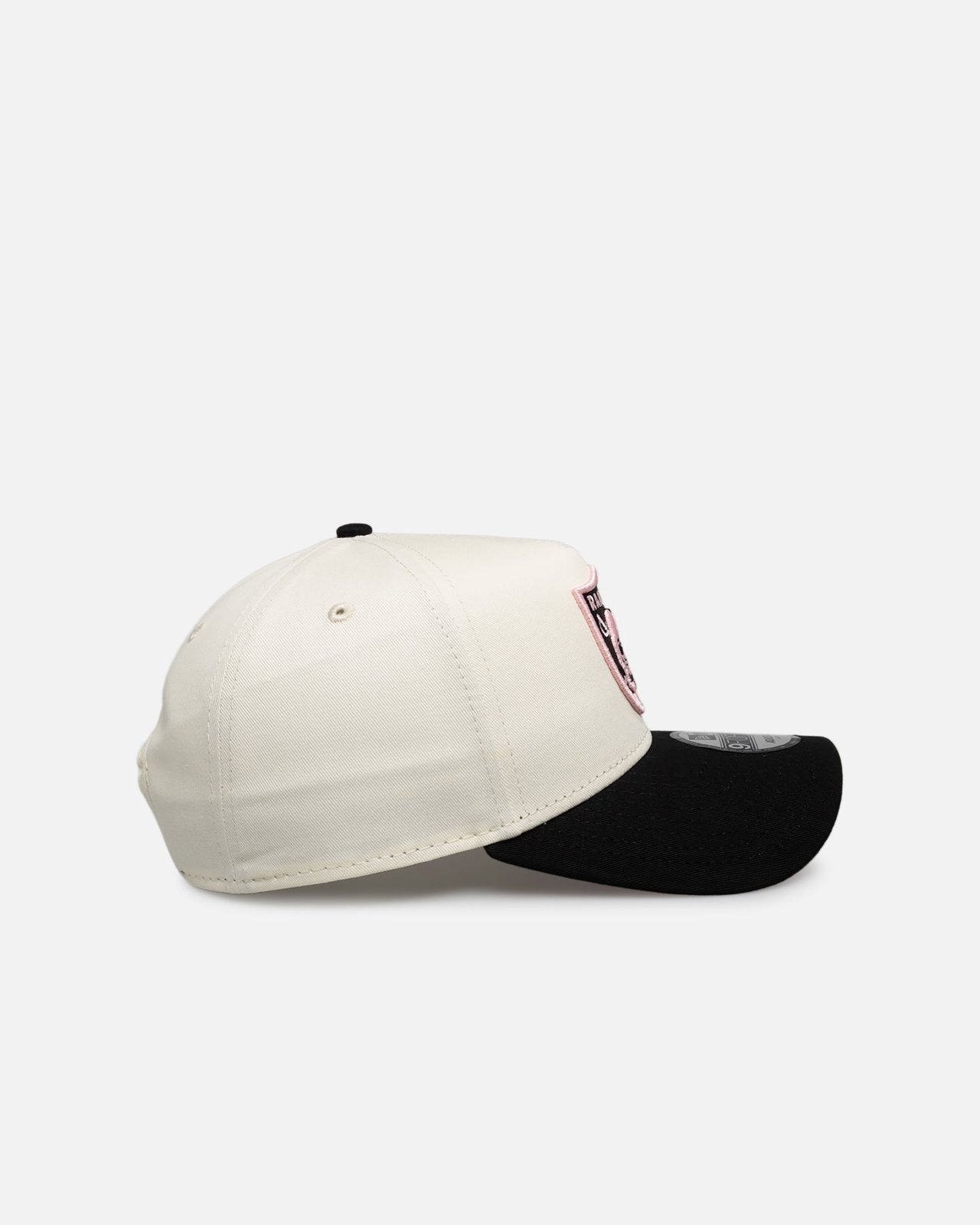 Las Vegas Raiders 9FORTY A-Frame Snapback - Chrome Black Pink - Image 3