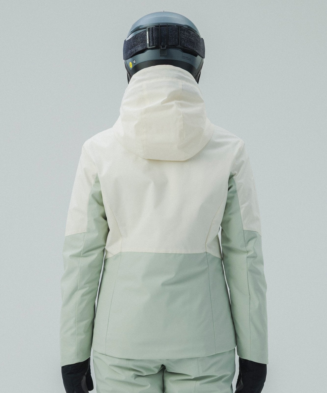 Womens Mist Layer Jacket Off White - Image 3