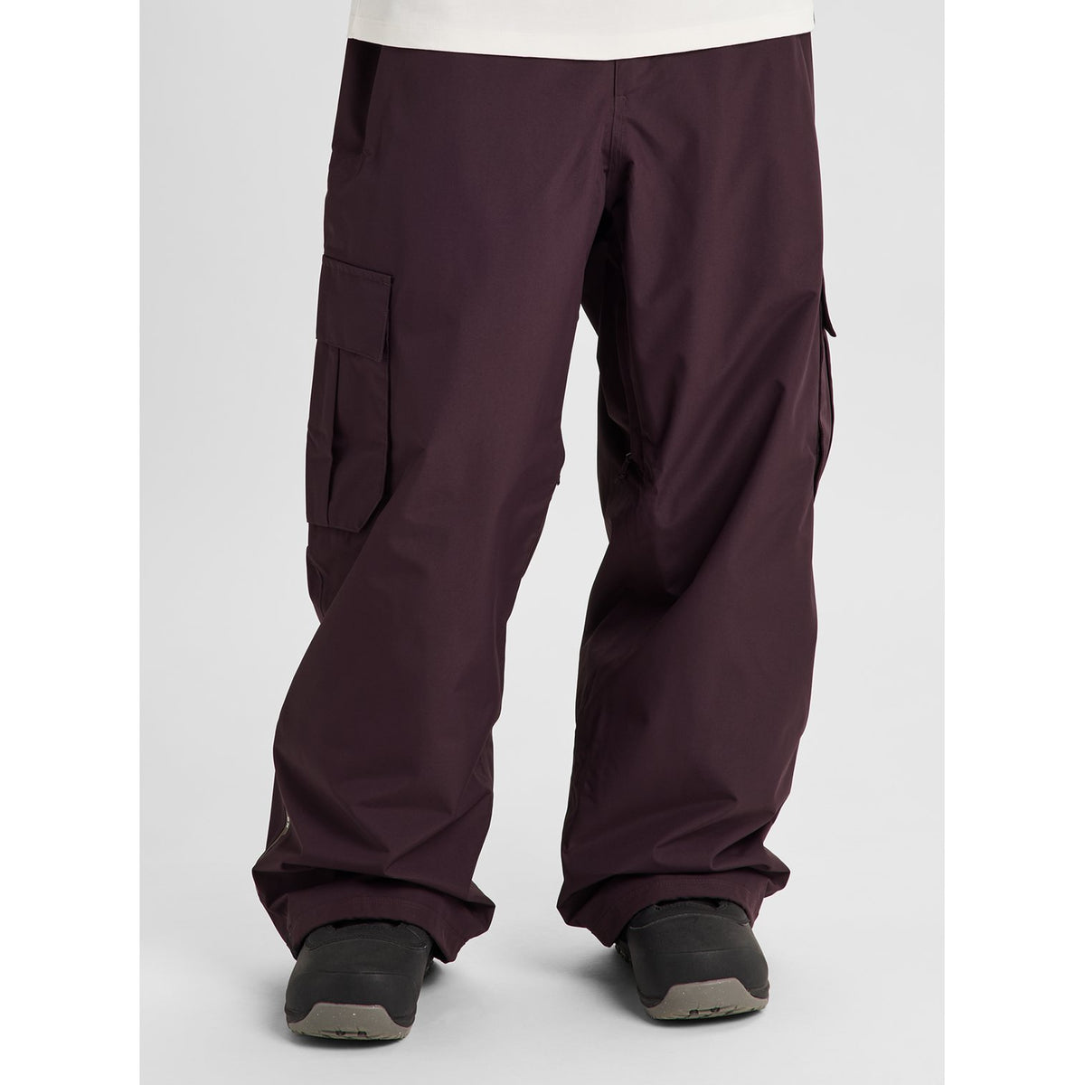 Mens Reserve 2L Baggy Snowboard Pants Bear Hug Brown - Image 3