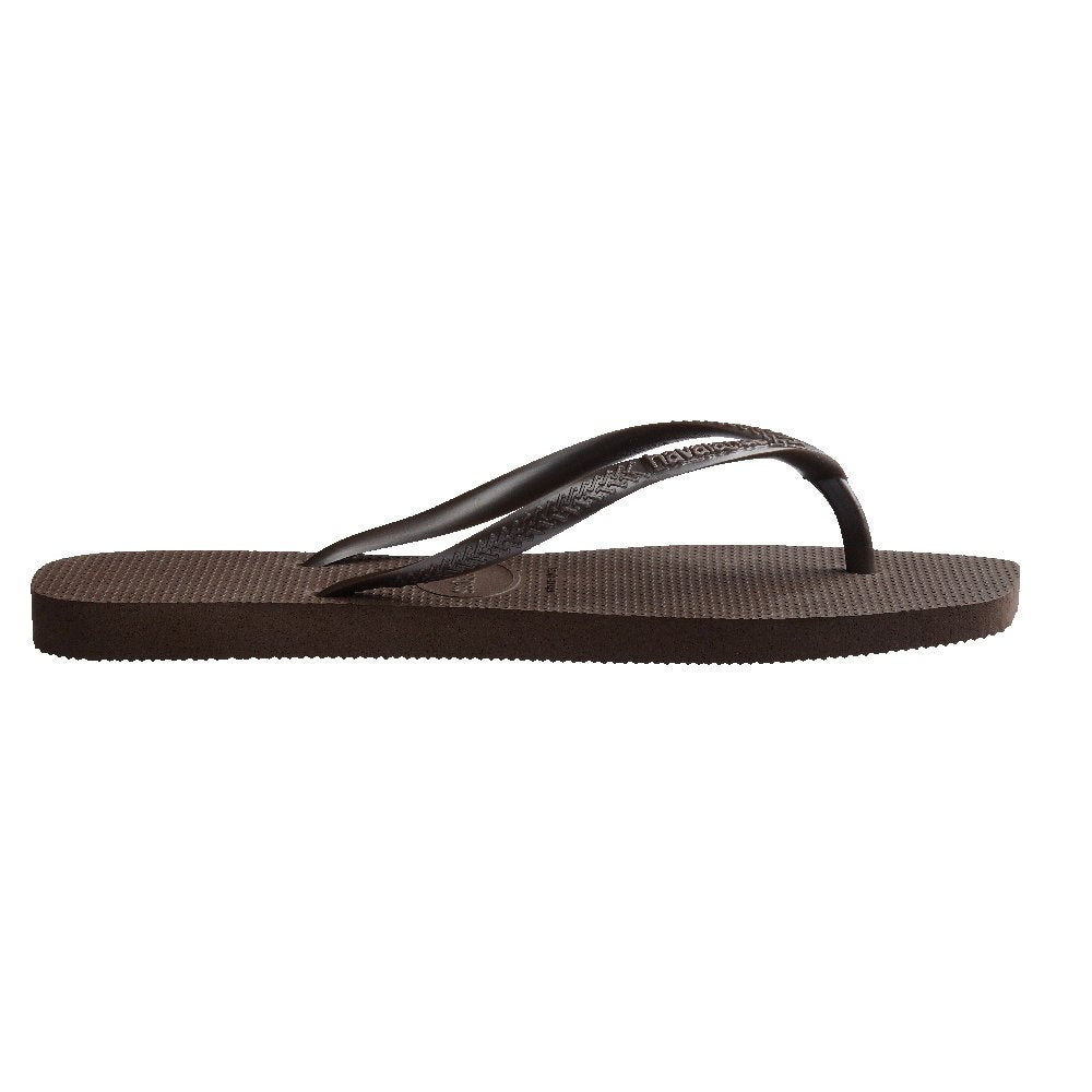 Slim Square Toe Brown Thongs - Image 3
