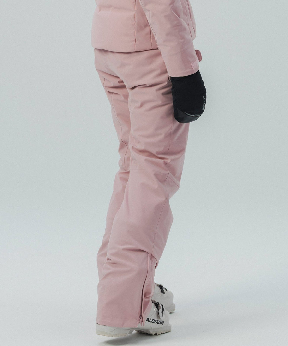 Womens Side Pocket Accent Pants Light Pink - Image 3
