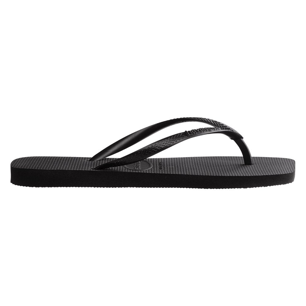 Slim Square Toe Black Thongs - Image 3