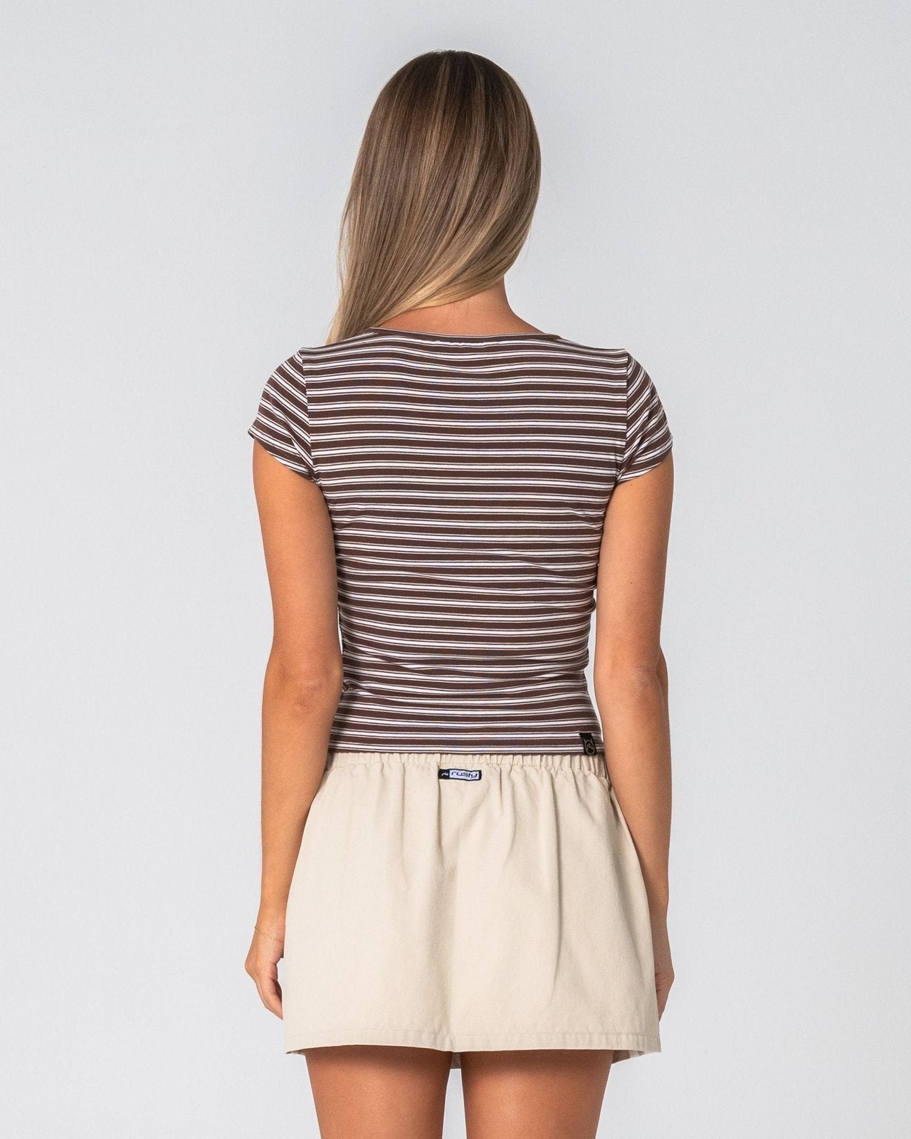 Im Hooked Hook And Eye Top Multi Stripe - Image 3