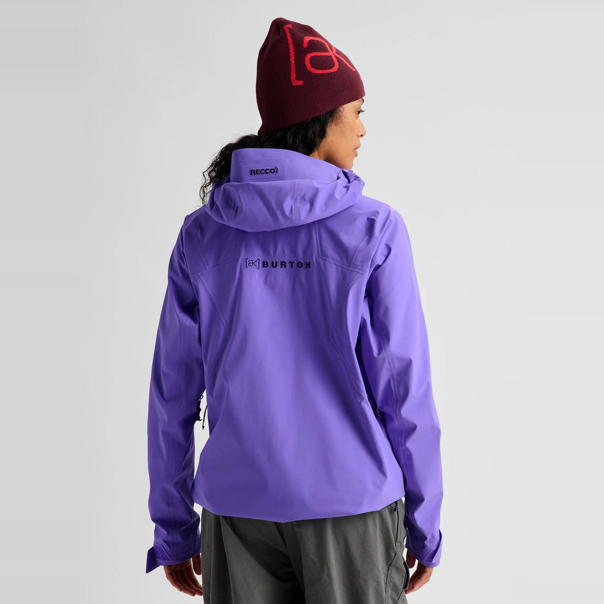 Womens [Ak] Tuvak Gore-Tex C-Knit 3L Jacket Purple Voltage - Image 3