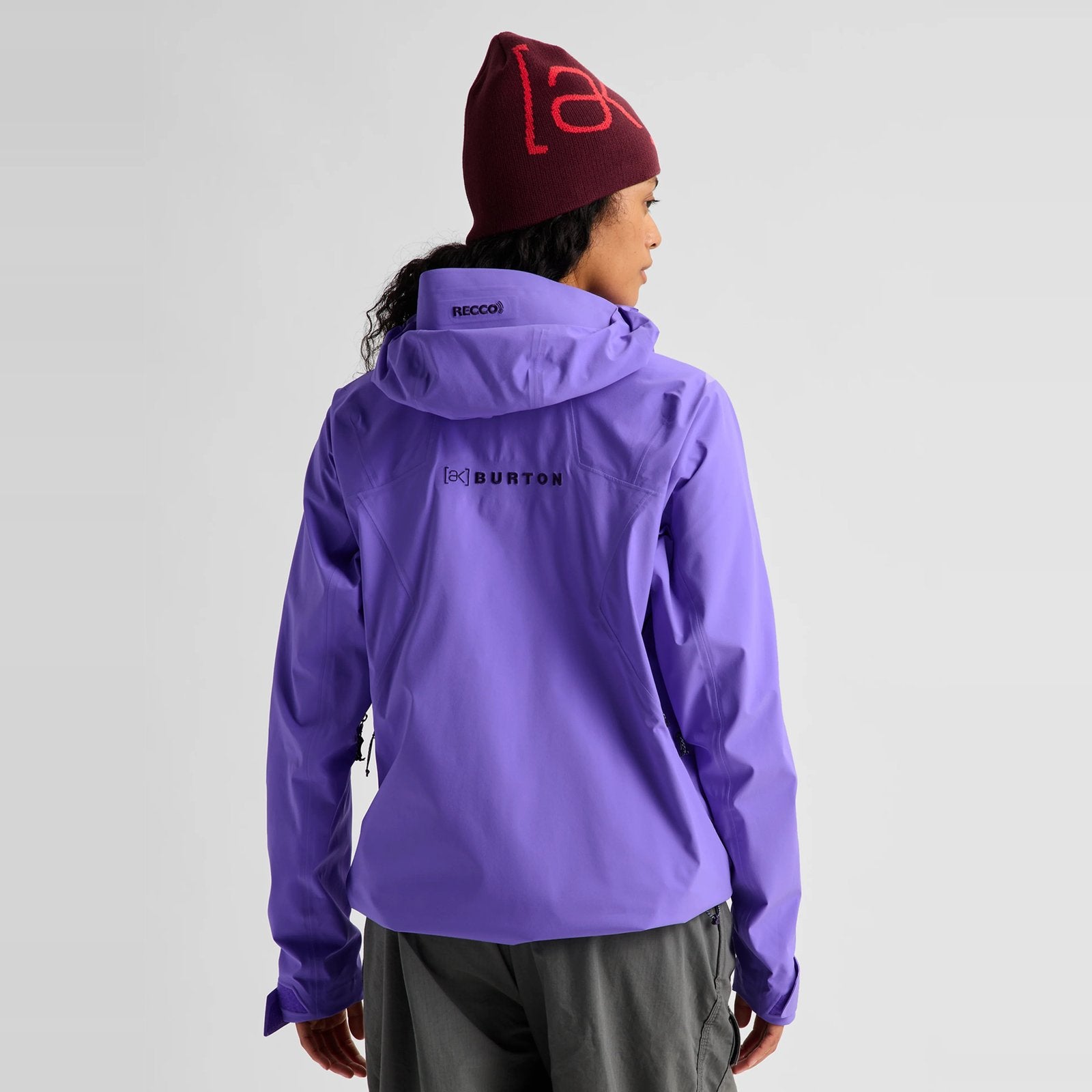 Womens [Ak] Tuvak Gore-Tex C-Knit 3L Jacket Purple Voltage - Image 3
