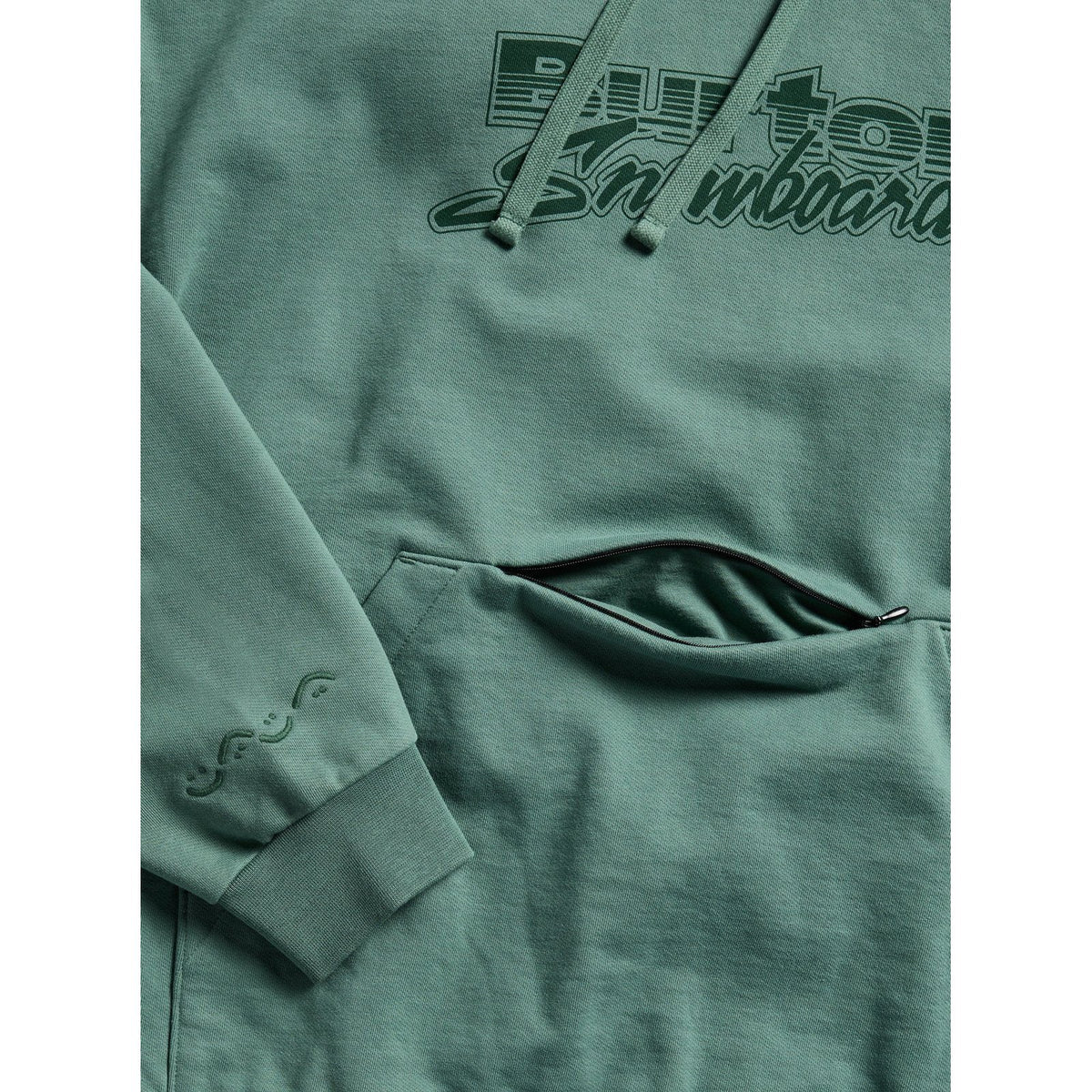 Mens Standard Pullover Hoodie Chillin` Grn - Image 3
