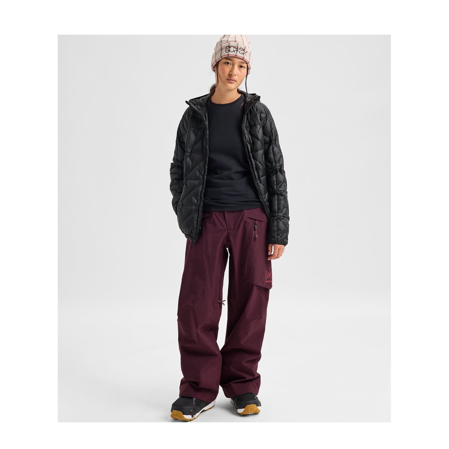 Womens [Ak] Cyclic Gore-Tex 2L Pants Rum Raisin - Image 3