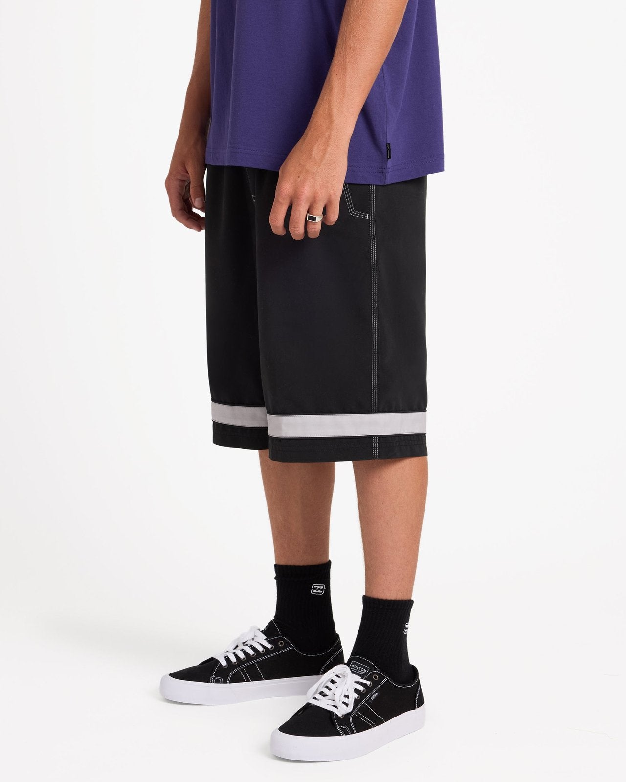 Mens Throw On 2.0 22" Off Black - Image 3