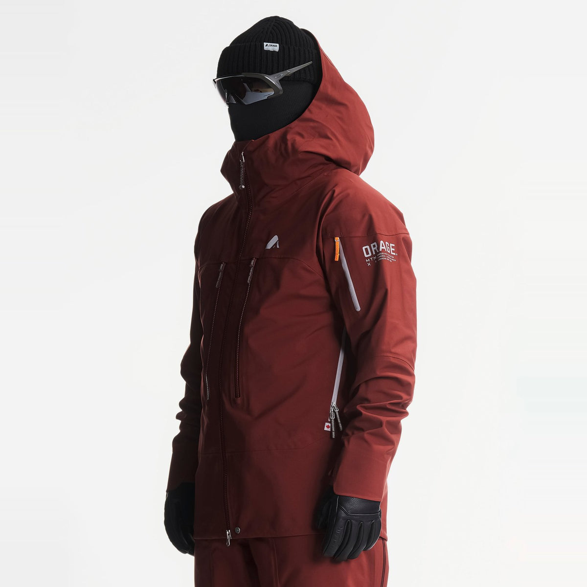 Mens Apex MTN-X 3L Jacket Garnet - Image 3