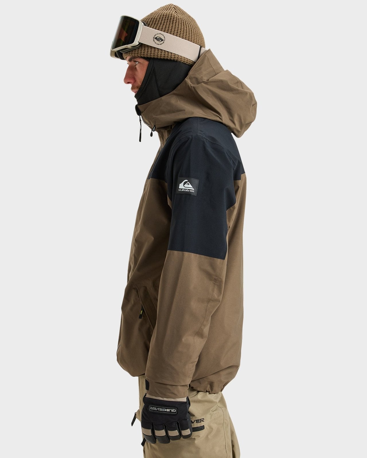Mens Forever Stretch Gore-Tex Snow Jacket Canteen - Image 3