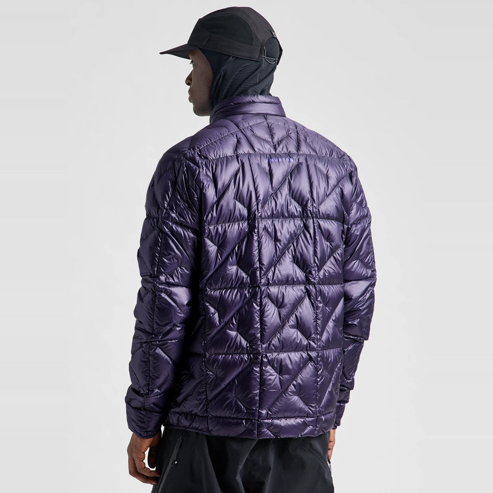 Mens [Ak] Baker Ultralight Down Jacket Nightshade Purple - Image 3