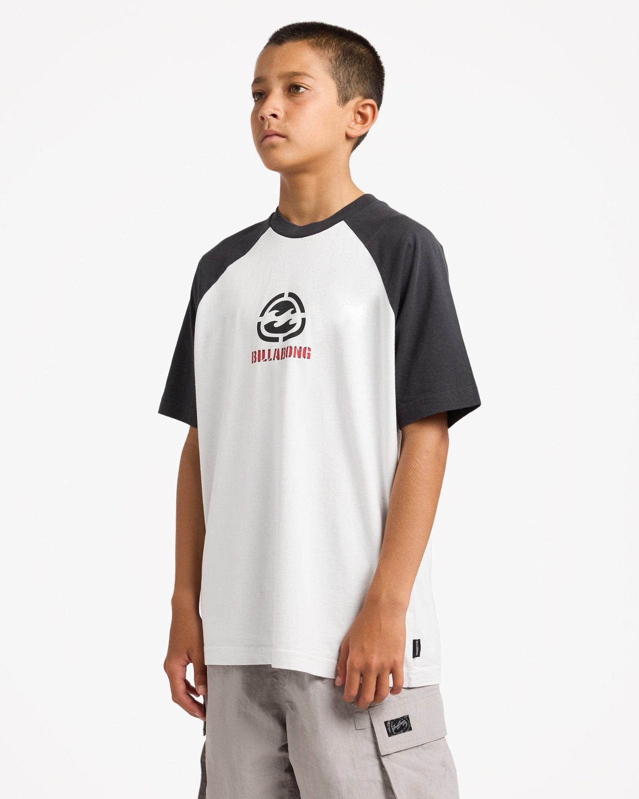 Boys Spec 73 Raglan T-Shirt Fog - Image 3