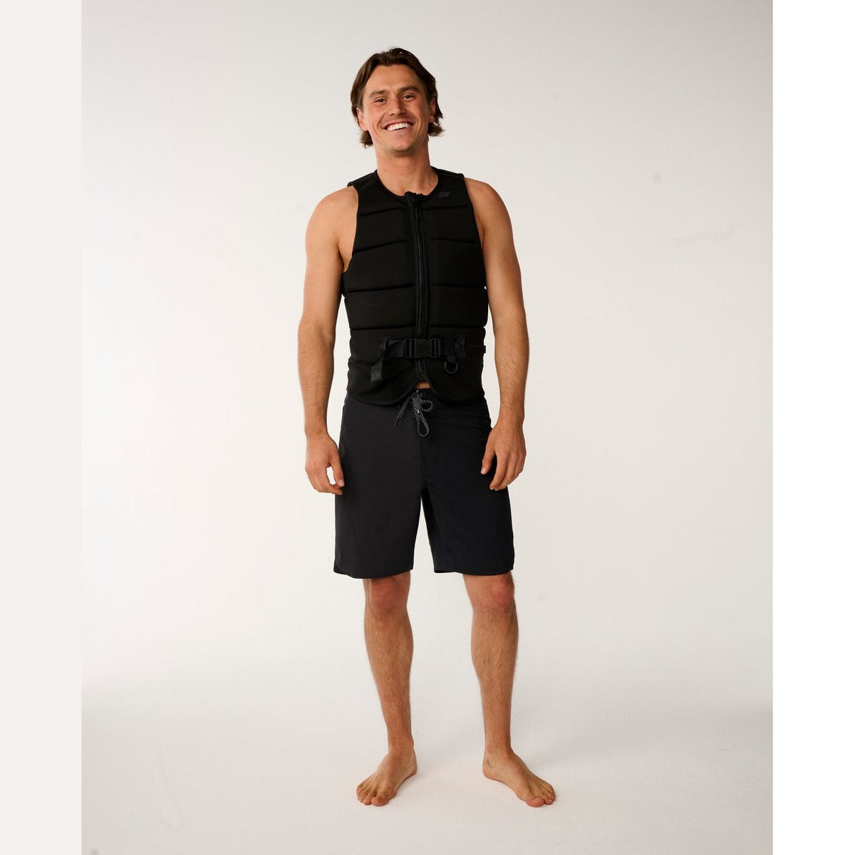Dawn Patrol Buoy Vest Mens Life Jacket Black / Grey - Image 4