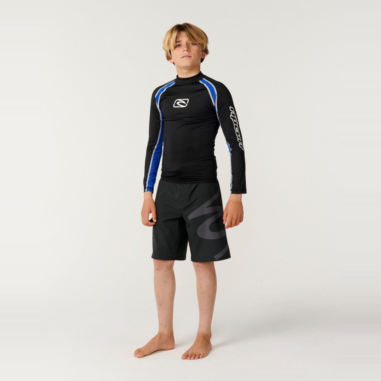 Kids Archive UPF Long Sleeve Black - Image 4