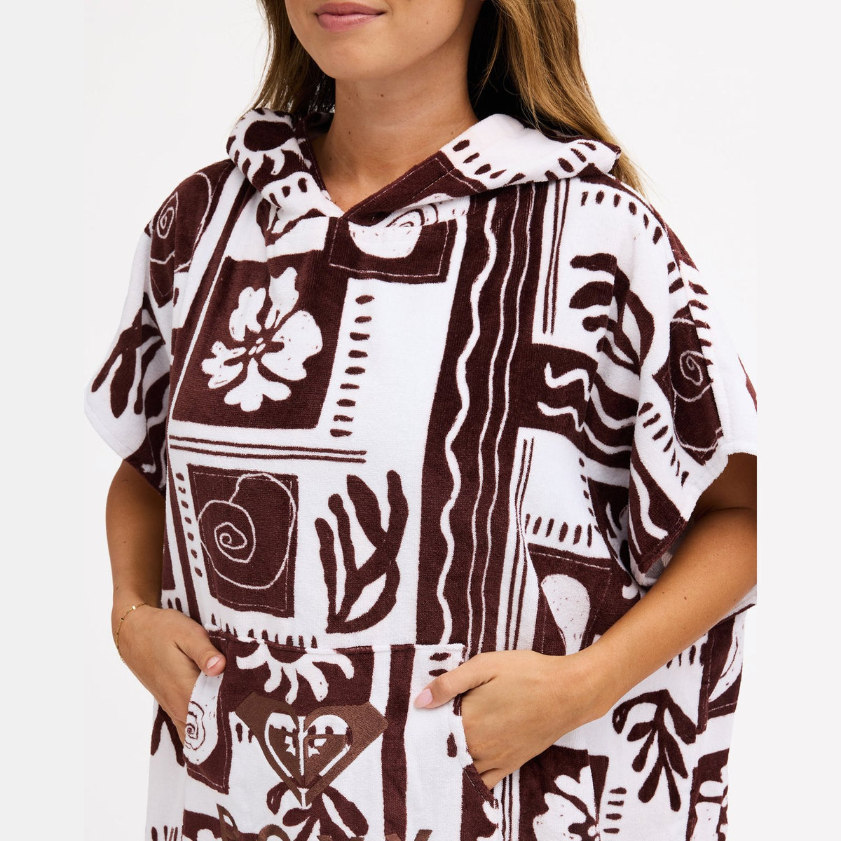 Womens Stay Magical Hooded Towel Java - Image 4