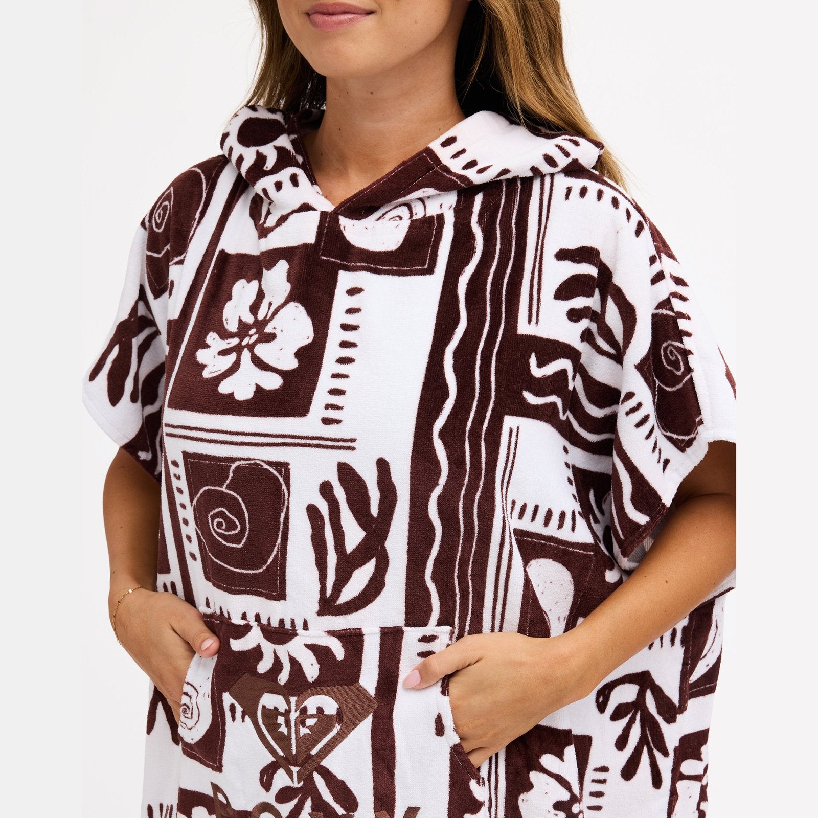 Womens Stay Magical Hooded Towel Java - Image 4