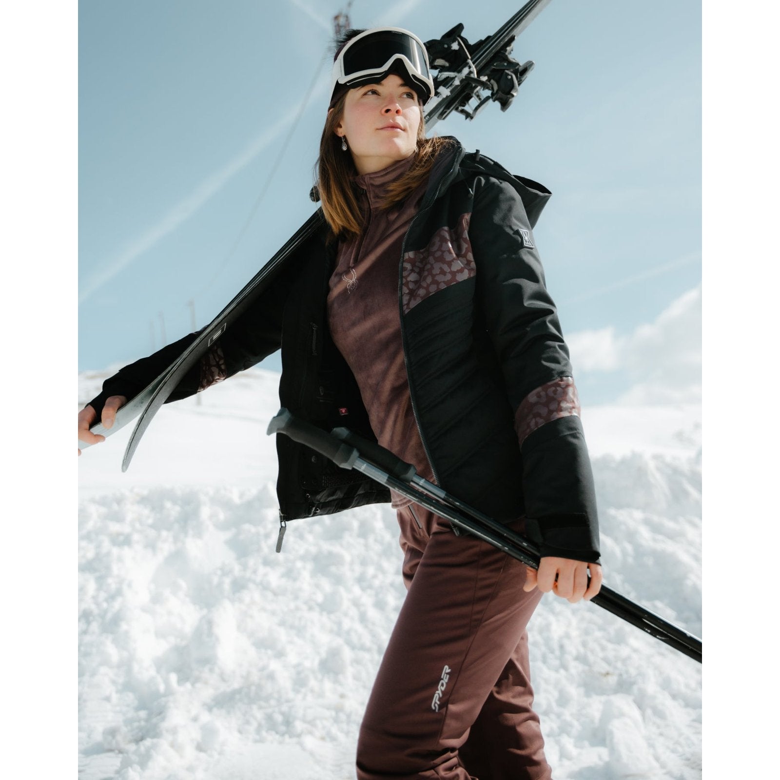 Womens Fuse Pants Mocha - Image 4