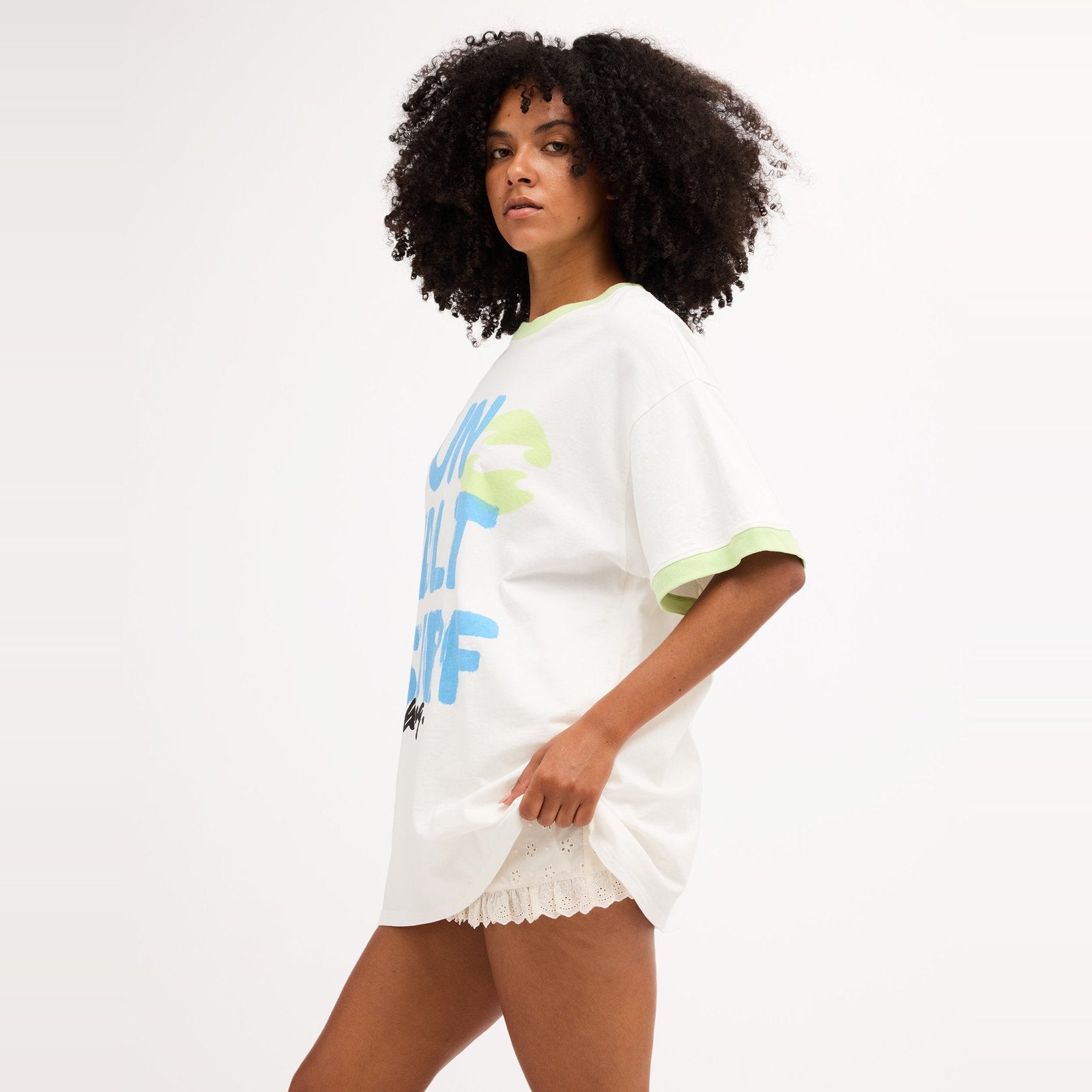 Womens Holiday State T-Shirt Salt Crystal - Image 4