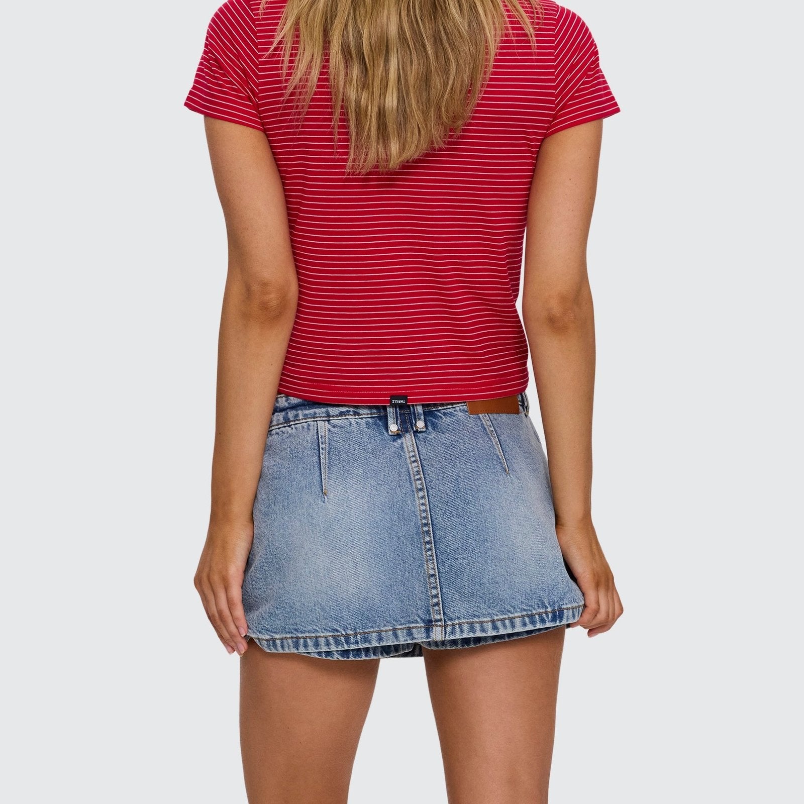 Brady Low Rise Skort Clam Bake Blue - Image 4