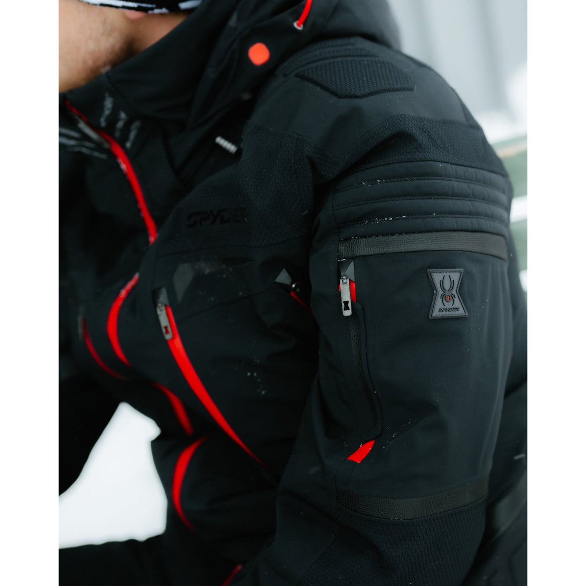 Mens Pinnacle Jacket Black - Image 4