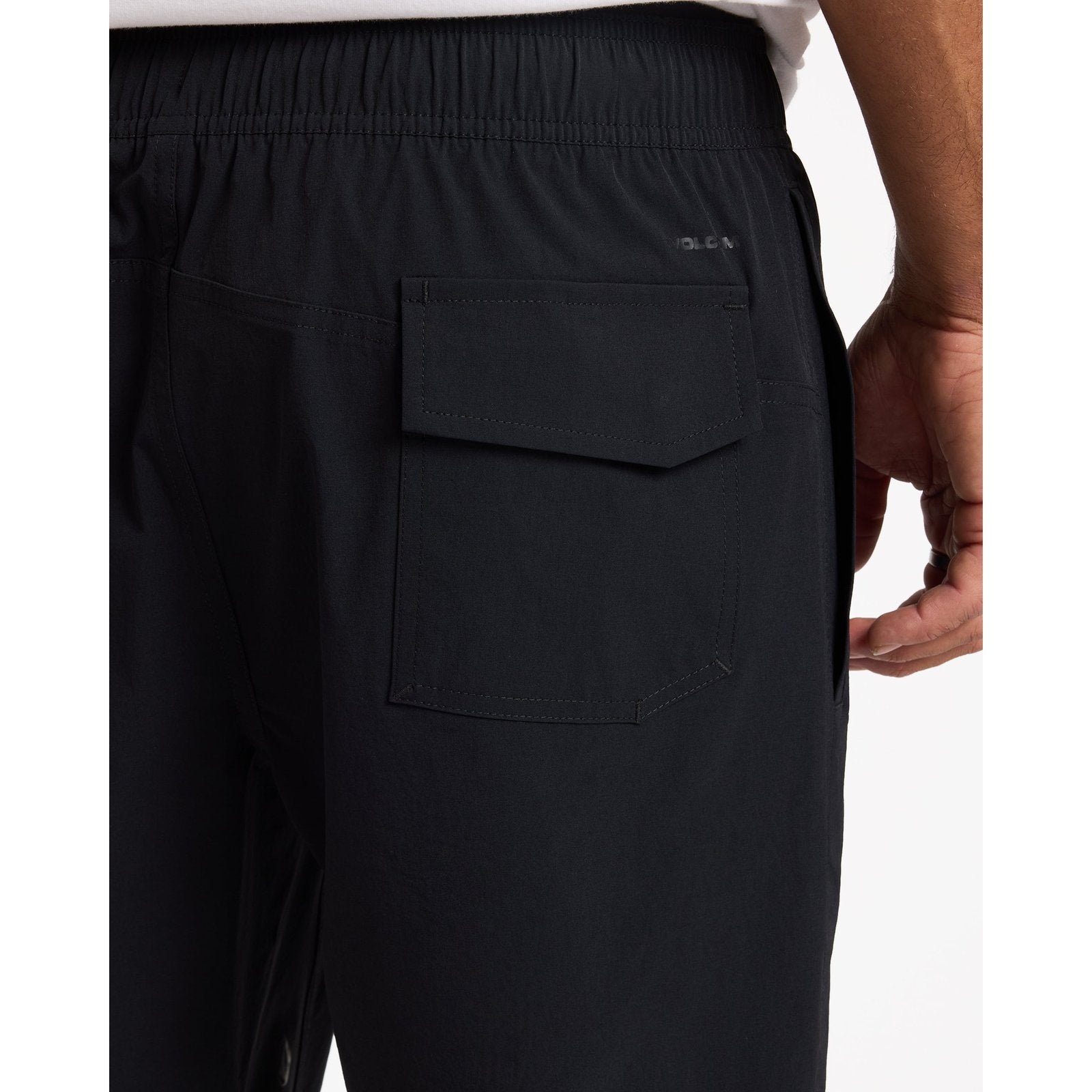 Mens Frickin Cross Shred 19" Board Shorts Black - Image 4