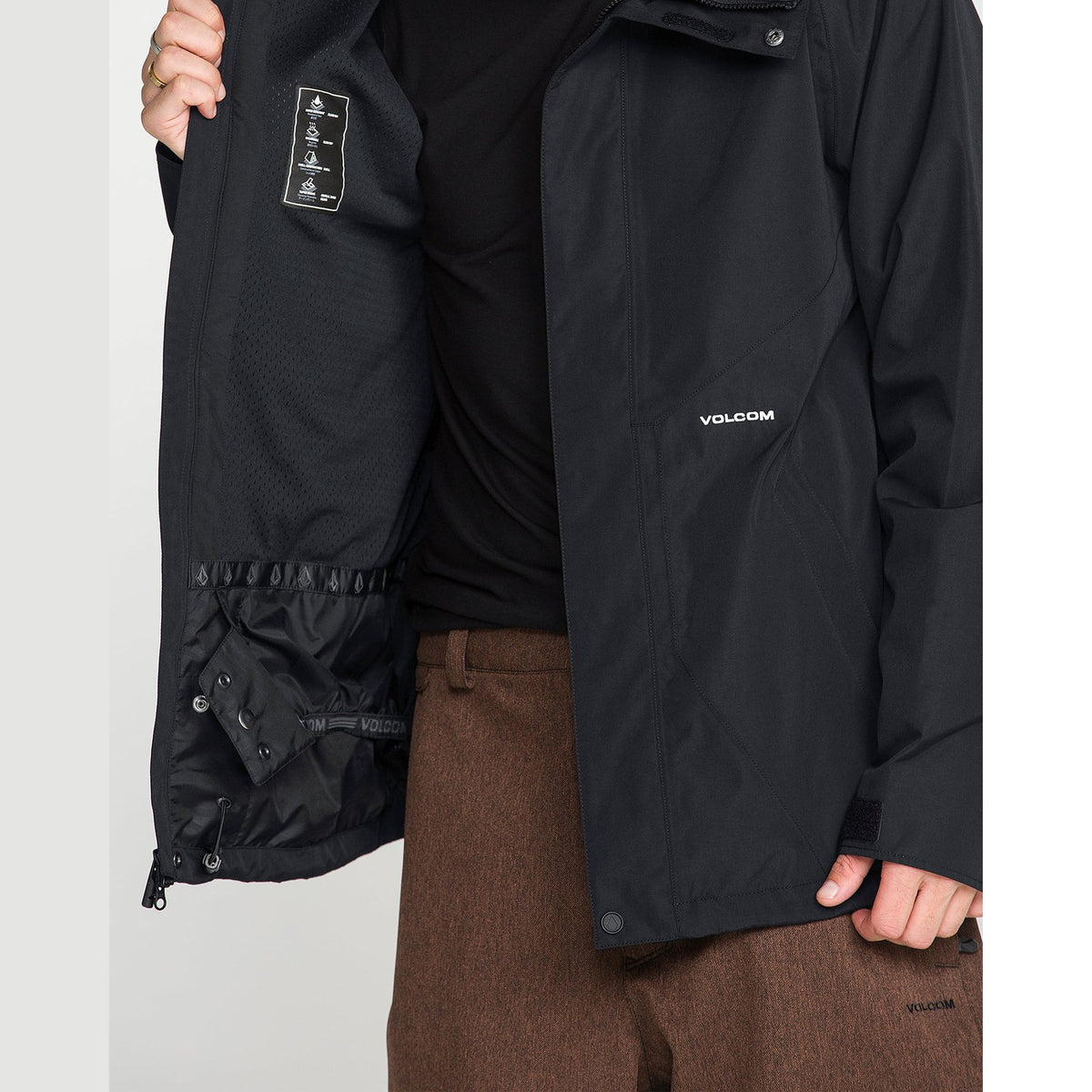 Mens Collins 20K Jacket Black - Image 4