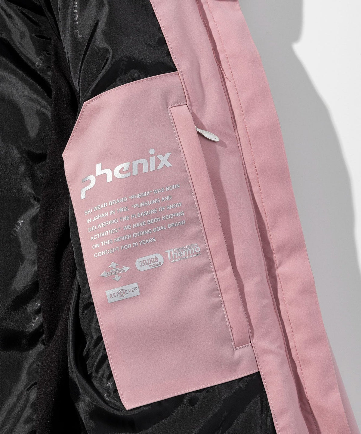 Womens Seamless Down Jacket Light Pink - Image 42