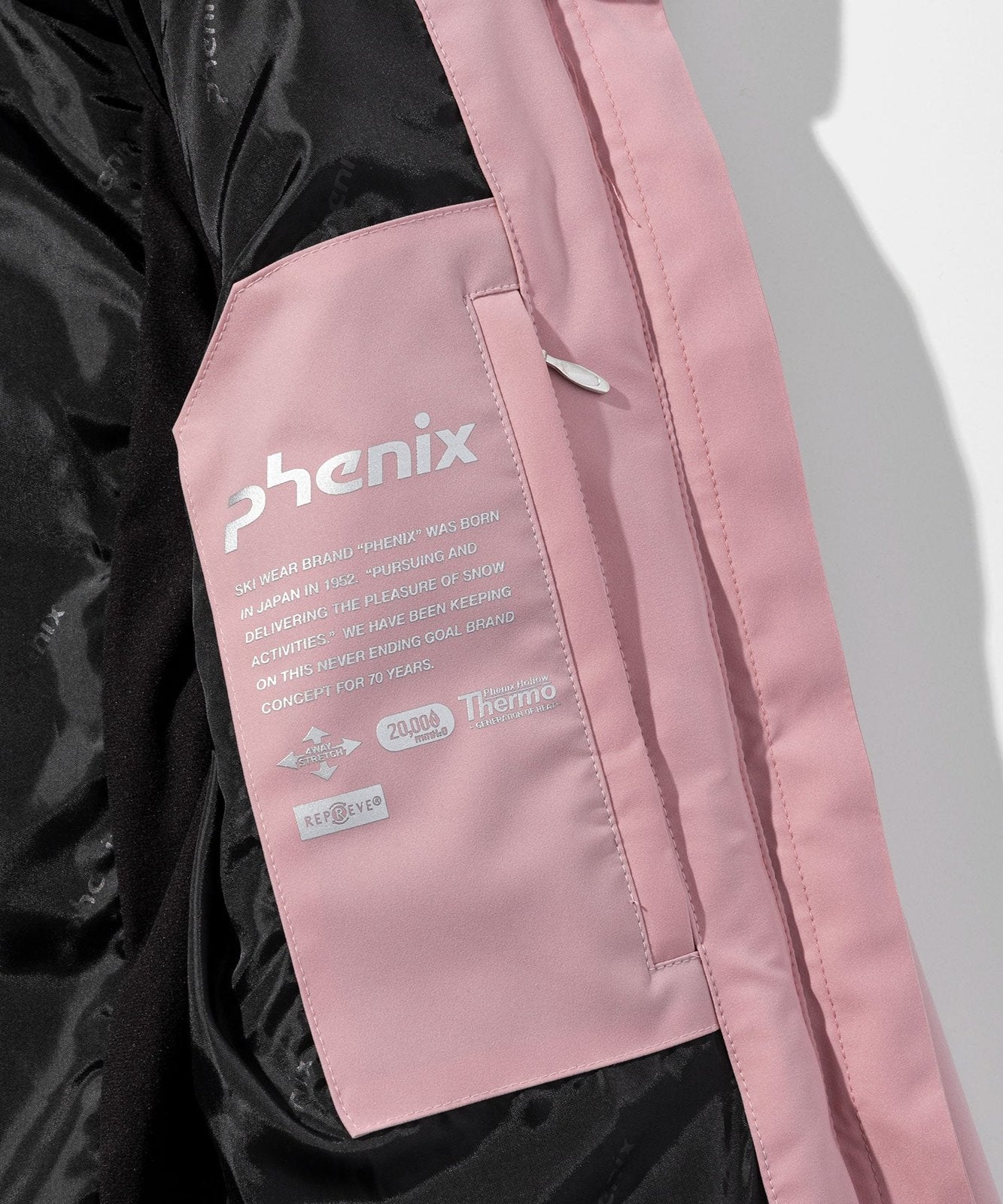 Womens Seamless Down Jacket Light Pink - Image 42