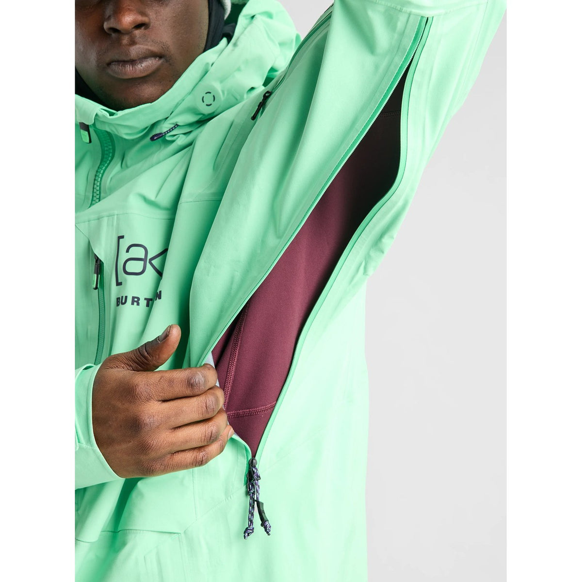 Mens [Ak] Hover Gore-Tex C-Knit 3L Stretch Jacket Green Voltage - Image 42