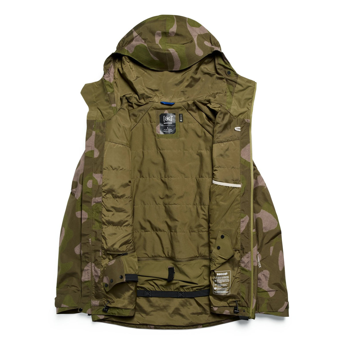 Mens [Ak] Swash Synthetic Insulated Gore-Tex 2L Jacket Keel Camo - Image 43