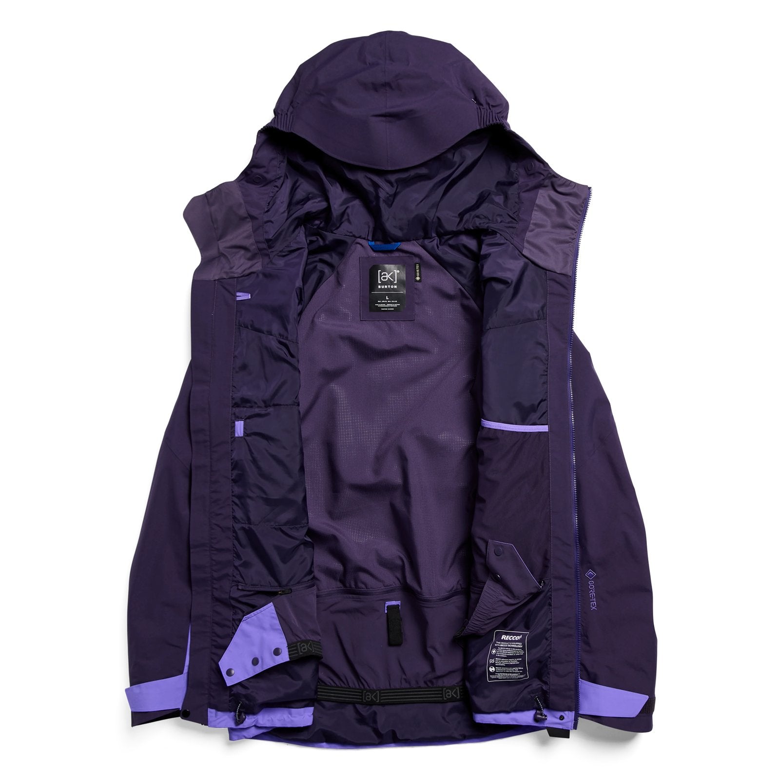 Mens [Ak] Cyclic Gore-Tex 2L Jacket Nightshade Purple / Purple Voltage - Image 43