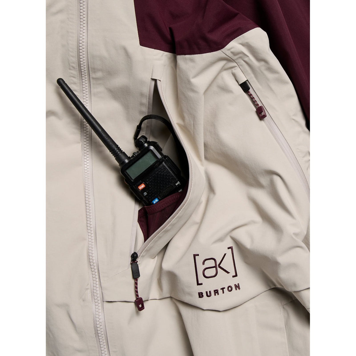 Mens [Ak] Cyclic Gore-Tex 2L Jacket Rum Raisin / Chinchilla Gray - Image 47