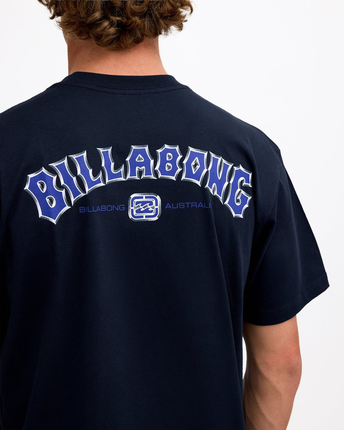Mens Chrome Arch T-Shirt Navy - Image 4