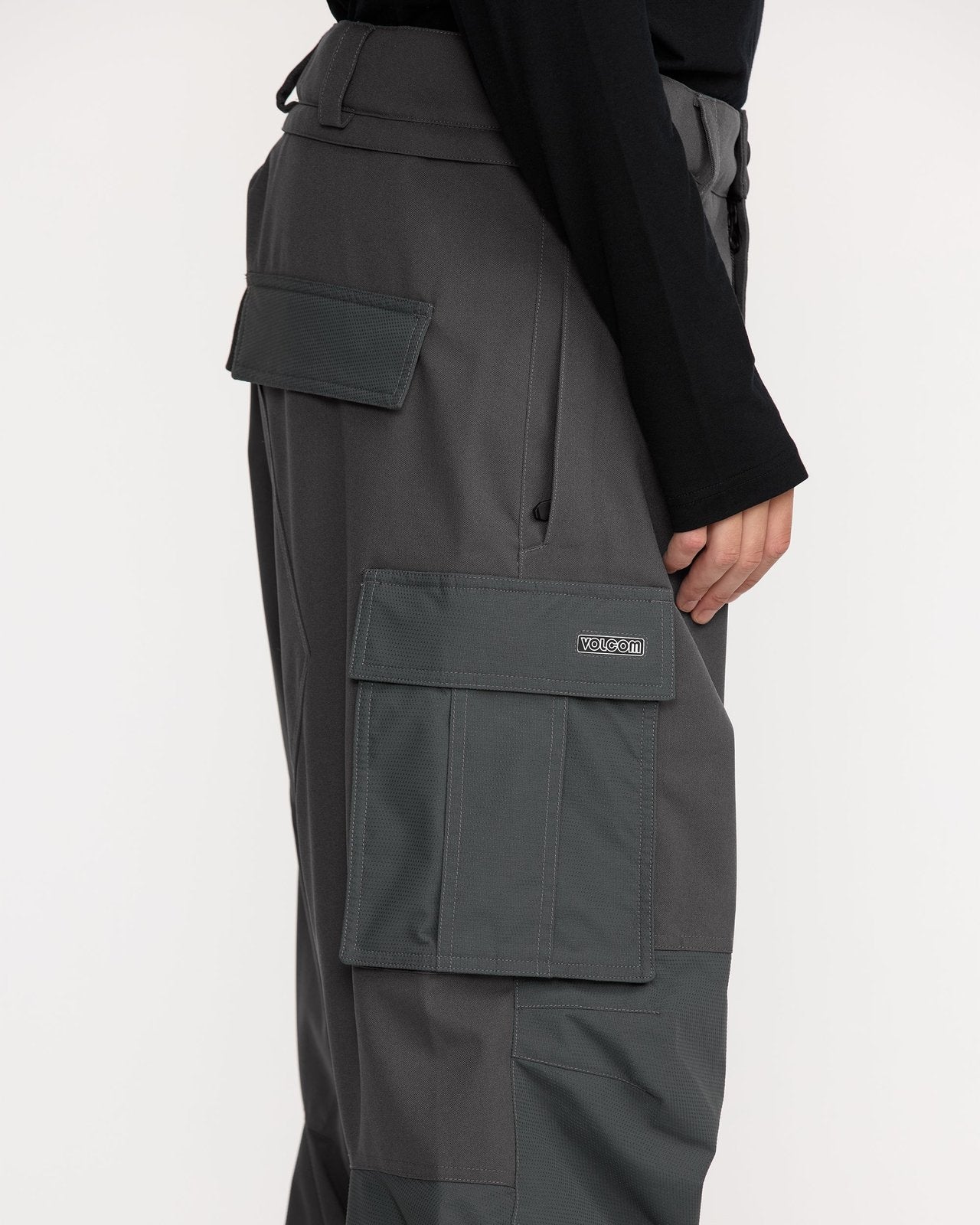 Mens Nwrk Baggy Pant Dark Grey - Image 4