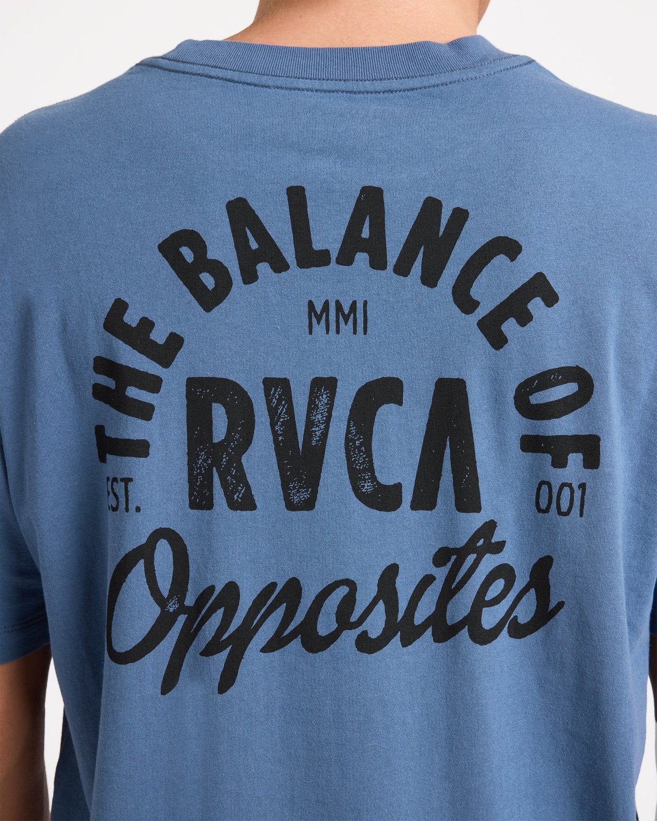 Mens Semi T-Shirt Vintage Navy - Image 4