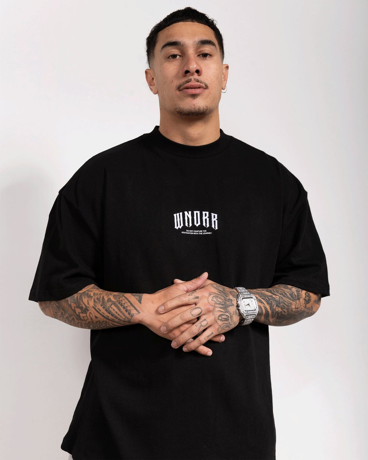 Raider Heavy Weight Tee Black - Image 4