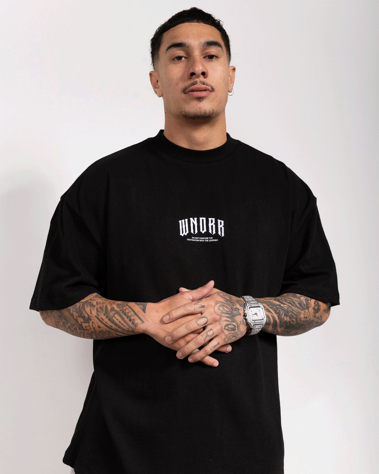 Raider Heavy Weight Tee Black - Image 4