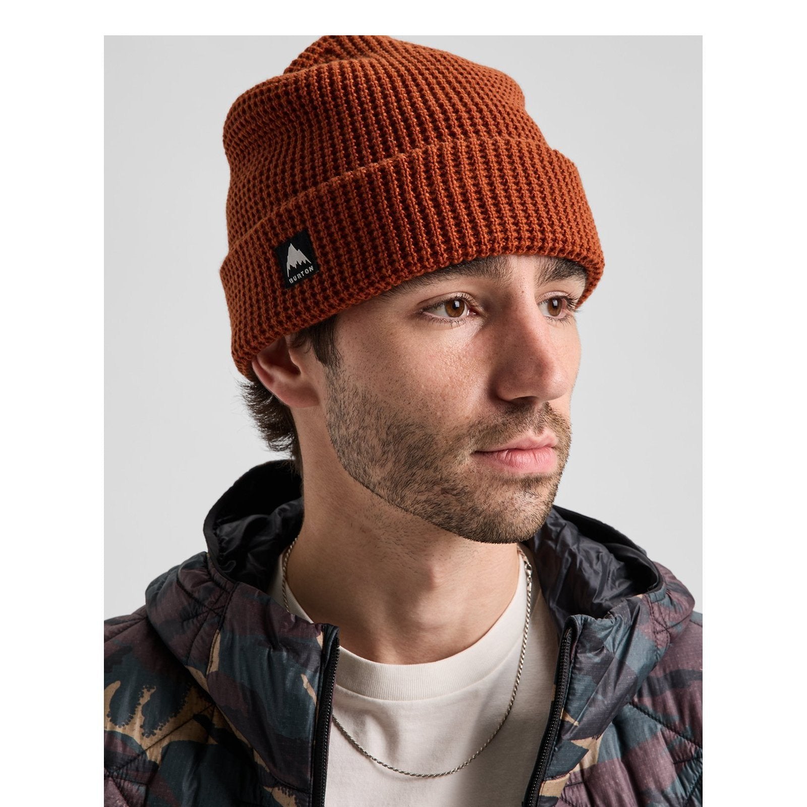 Recycled Waffle Beanie Spiced Chai - Image 4