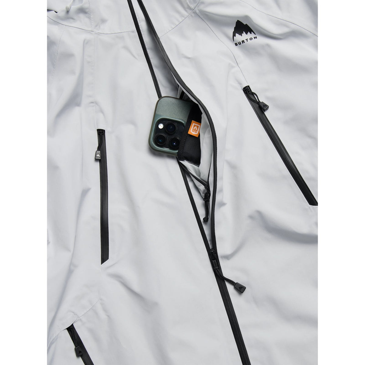 Mens Reserve Gore-Tex 2L Jacket Gray Cloud - Image 4