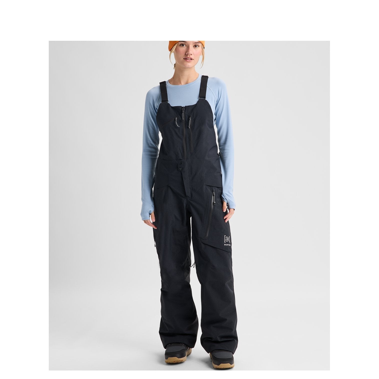 Womens [Ak] Cyclic Gore-Tex 2L Bib Pants True Black - Image 4