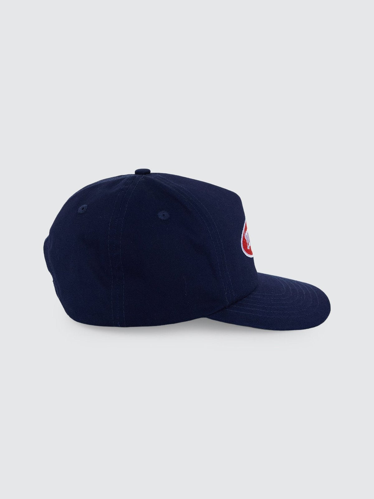 Rise 5 Panel Hat Navy - Image 4