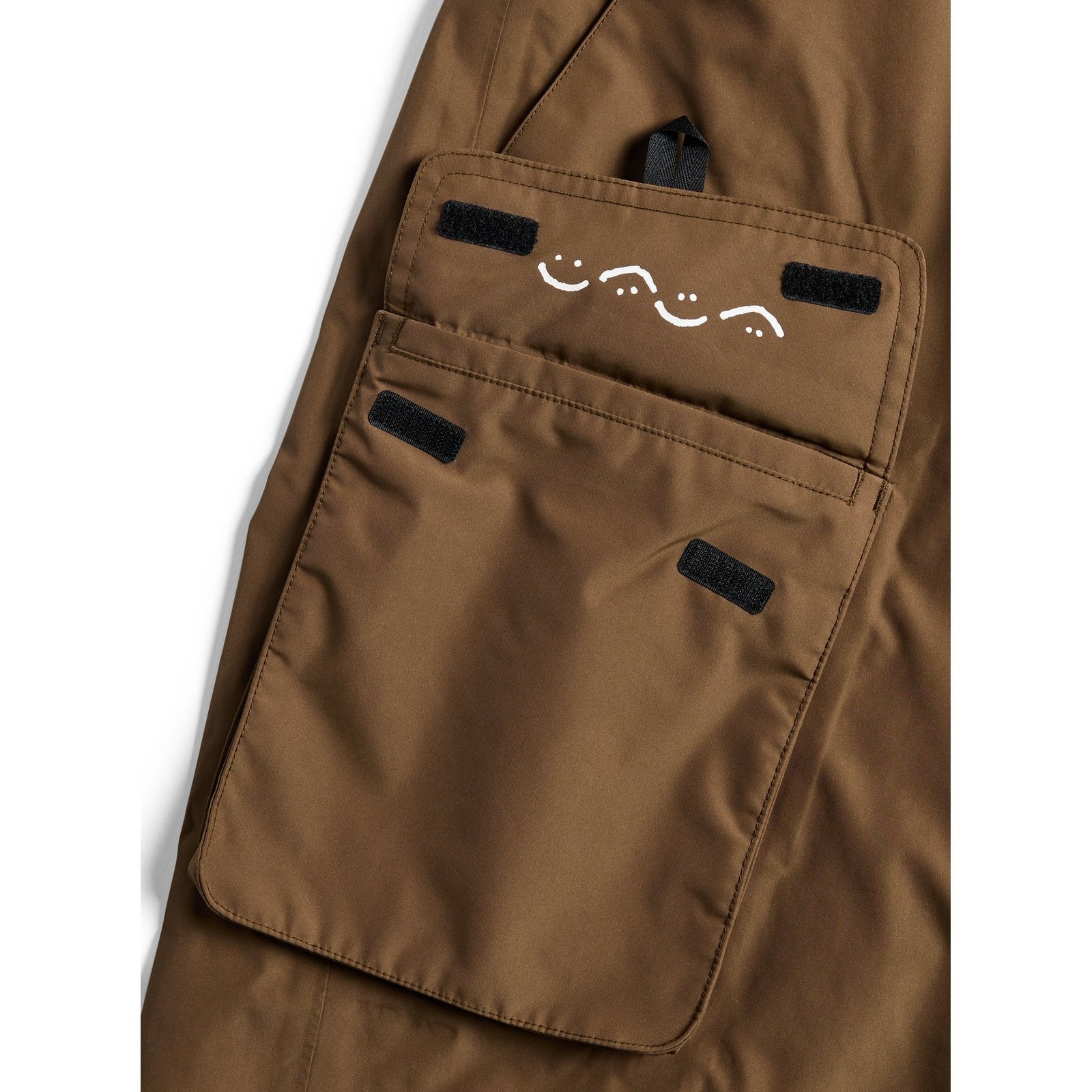 Mens 2L Baggy Cargo Pants Earth Ship Brown - Image 4