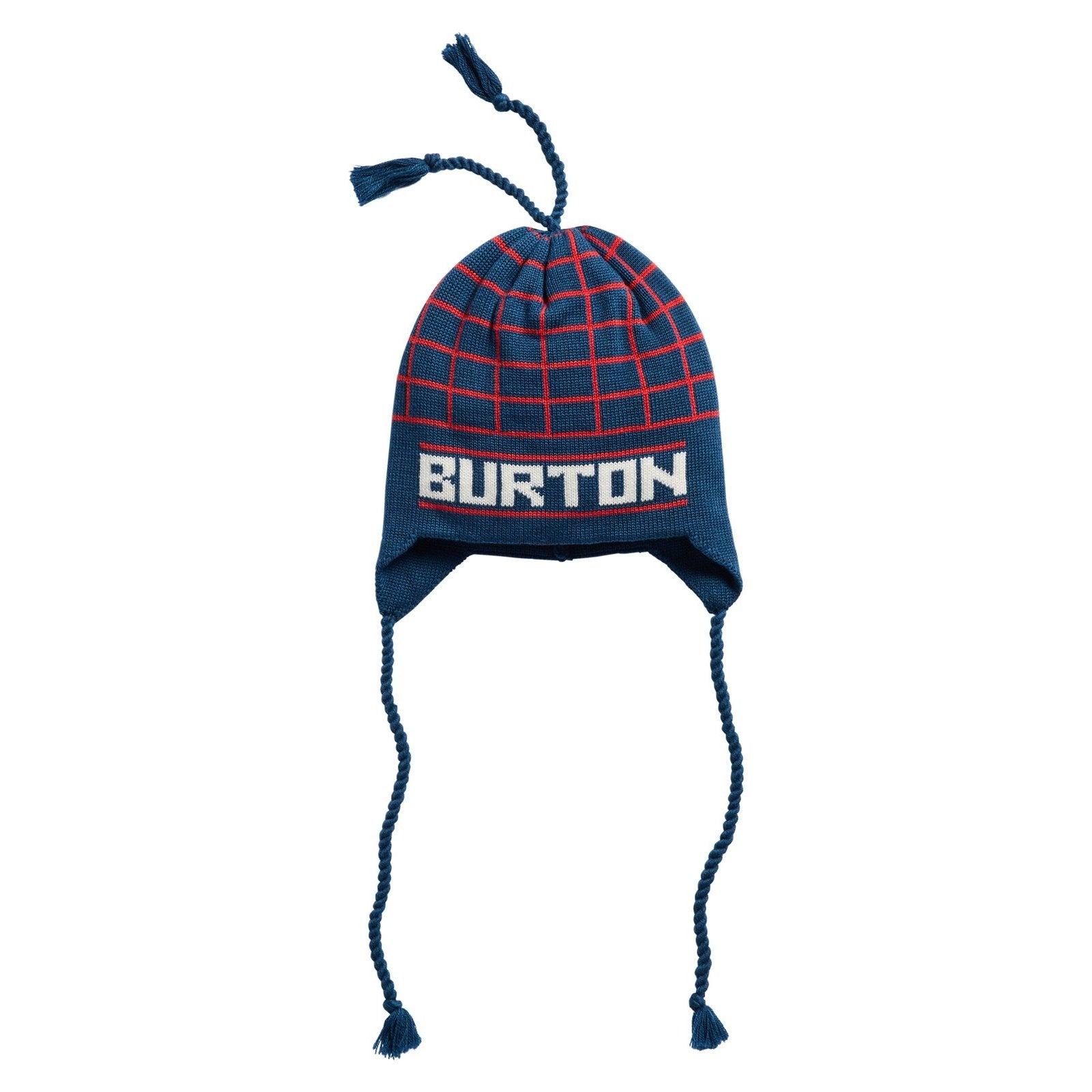 50Th 80'S Earflap Beanie Selvedge Blue / Performer Red / Stout White - Image 4