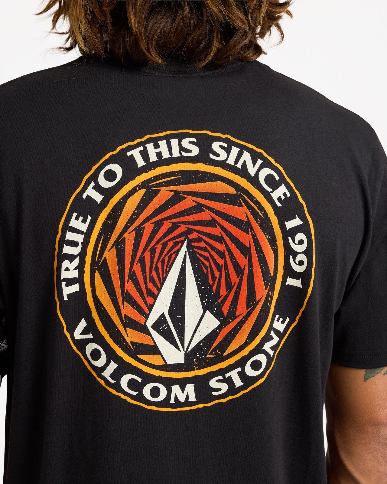 Mens Warpstone T-Shirt Black - Image 4