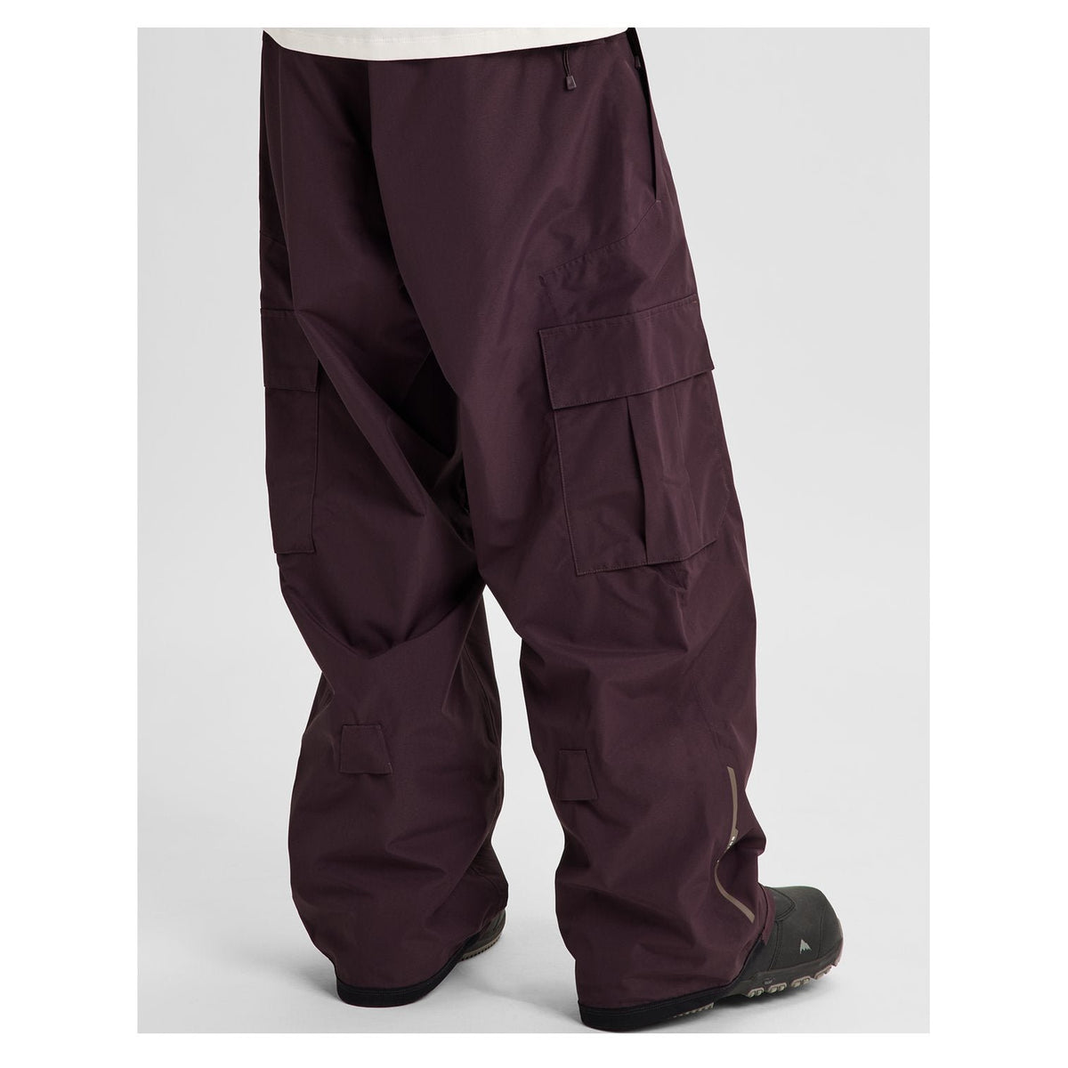 Mens Reserve 2L Baggy Snowboard Pants Bear Hug Brown - Image 7