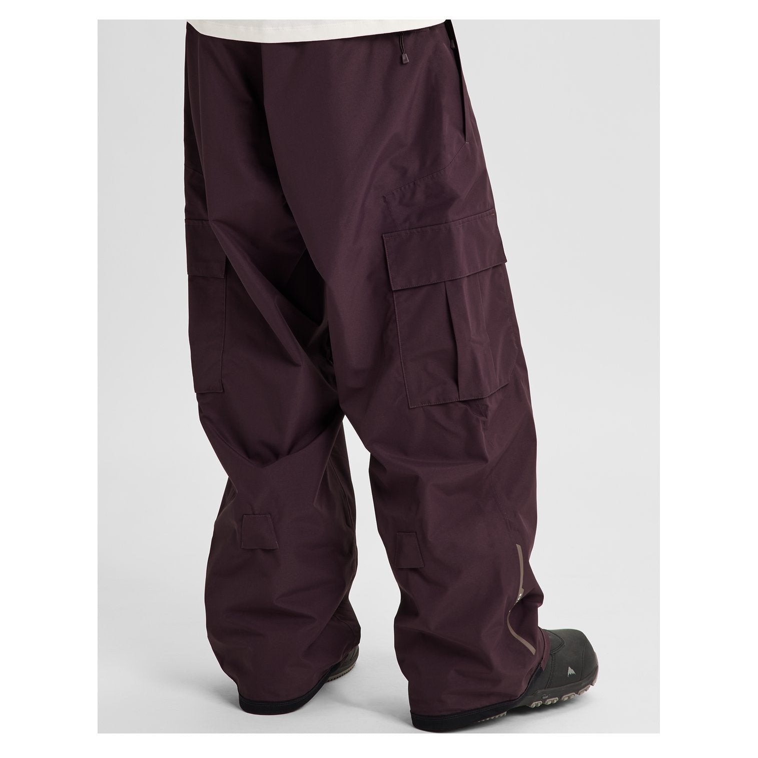 Mens Reserve 2L Baggy Snowboard Pants Bear Hug Brown - Image 7
