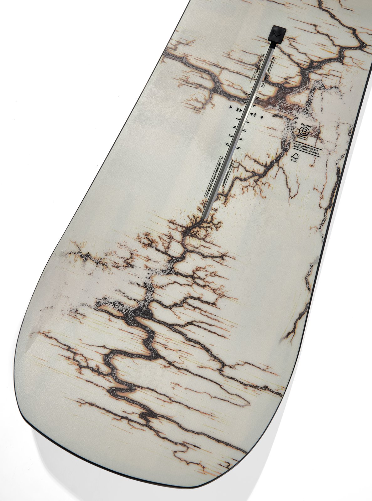Cartographer Camber Snowboard Fractal Burning - Image 4